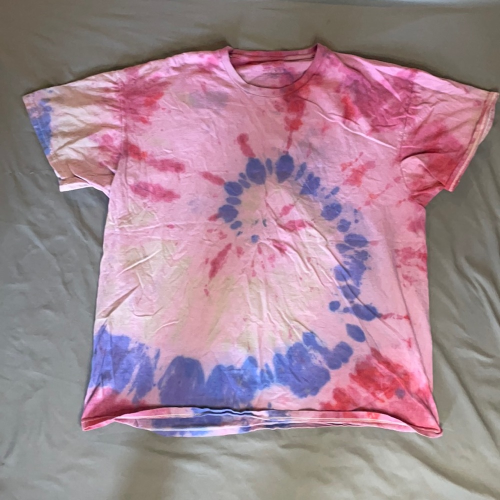 Clearance $7 Womens XXL Tie-dye tie dye T-shirt hippie retro